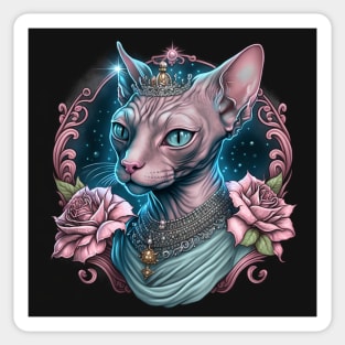 Sphynx Alien Queen Sticker